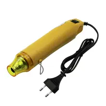 Minipistola de aire caliente eléctrica de cerámica suave, herramienta de calor de pintura de secado en relieve, 300W, 110V/220V