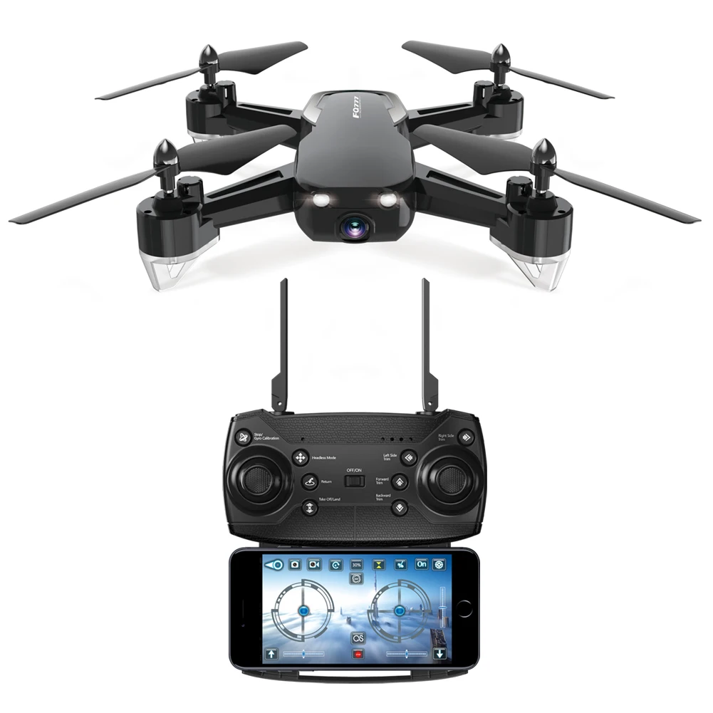 Wifi FPV камера Высокая фиксация Дрон складной RC Квадрокоптер HD вертолет широкоугольный мини