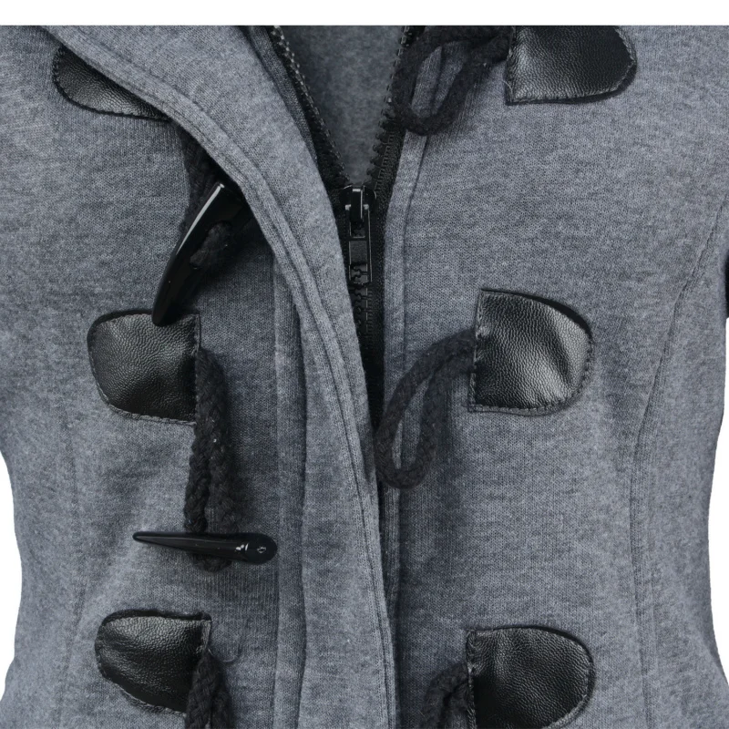 Ideal  6XL Large Size Women'S Coat Autumn Thick Winter Overcoat Female Long Hooded Coat Outwear Mixed Cott