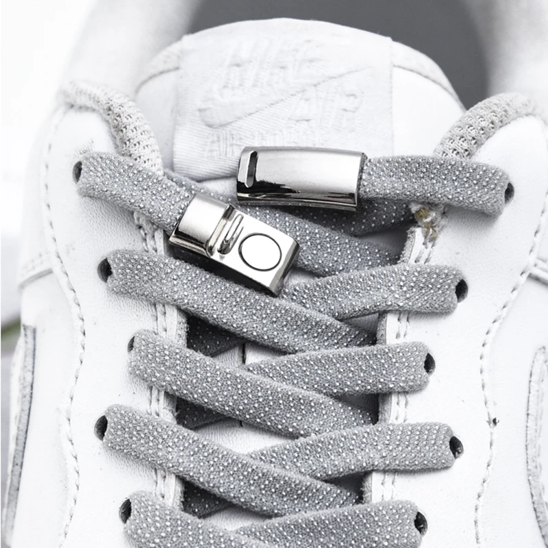 

1Pair Magnetic Shoelaces Elastic Locking ShoeLace Creative Quick No Tie Shoe laces Kids Adult Unisex Sneakers Shoe Laces