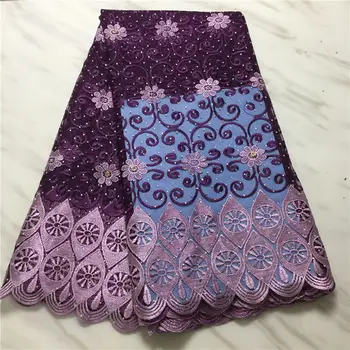 

African Lace Fabric 2020 High quality lace with Stones Embroidery French Mesh Lace Fabric Nigerian Lace Fabric For Women dress