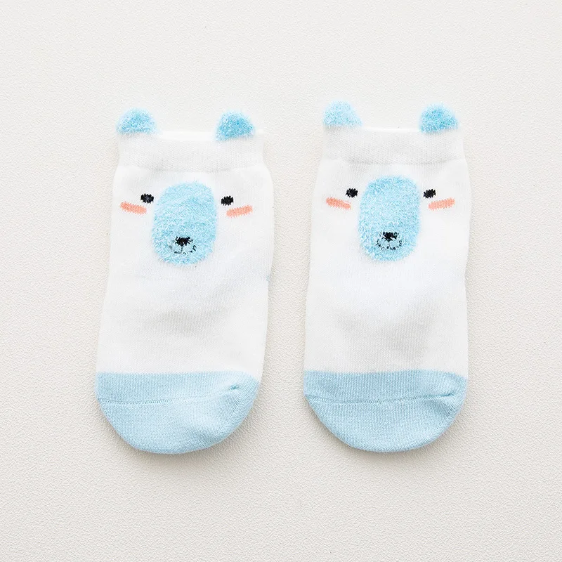 AiKway/детские носки-тапочки для малышей, детские Нескользящие носки, хлопковые носки, носки для новорожденных мальчиков и девочек, детские аксессуары - Цвет: 06