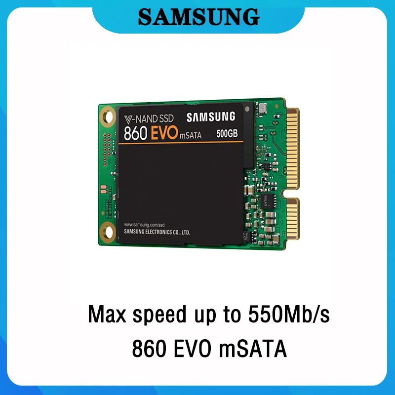 SSD SAMSUNG 860 EVO mSATA жесткий диск HD 1 ТБ 500GB Внутренний твердотельный 250GB 550Mbs HDD для