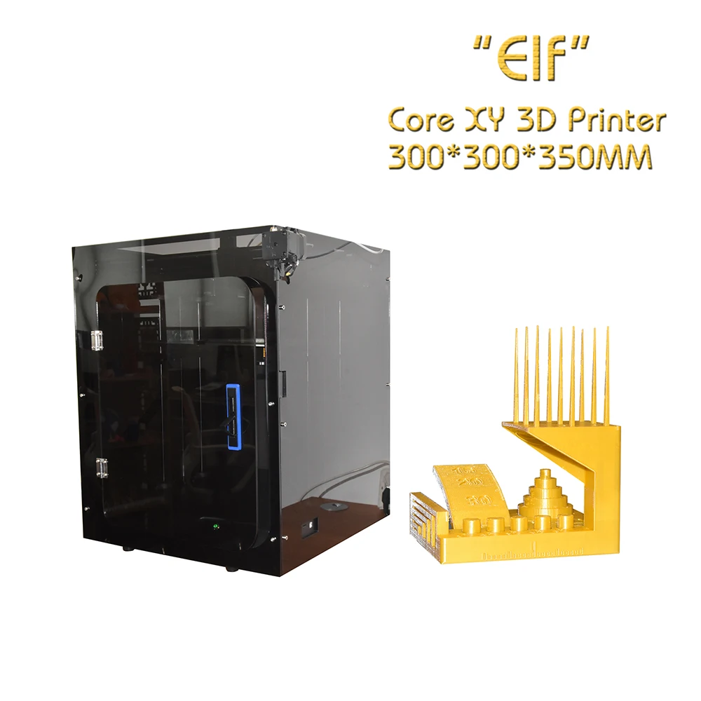 Обновленный 3d принтер большого размера 300*300*350 мм CoreXY Высокоточный DIY FDM 3d Принтер Комплект Core XY с двойной осью Z