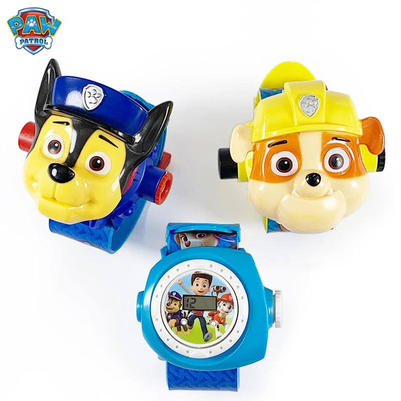 Paw Patrol Toys Set Patrulla Canina 24 стиля проекционные часы Psi аниме фигурки детский подарок на