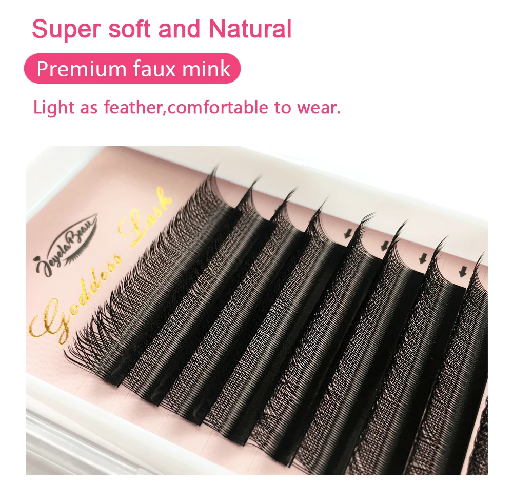 2022 New YY Shape Volume Lashes Y Eyelash Extensions Cilia and Brazilian Volume Cashmere Mink Eyelash Extensions Cilios YY