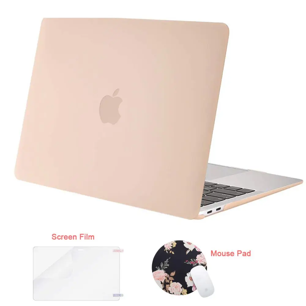 Camel MOSISO Ноутбук Жесткий чехол для Macbook Air retina Pro 13 15 Сенсорная панель A1706 A1989 A2159 A1708 A1932 Mac Macbook Air 13 Чехол Крышка - Цвет: Camel