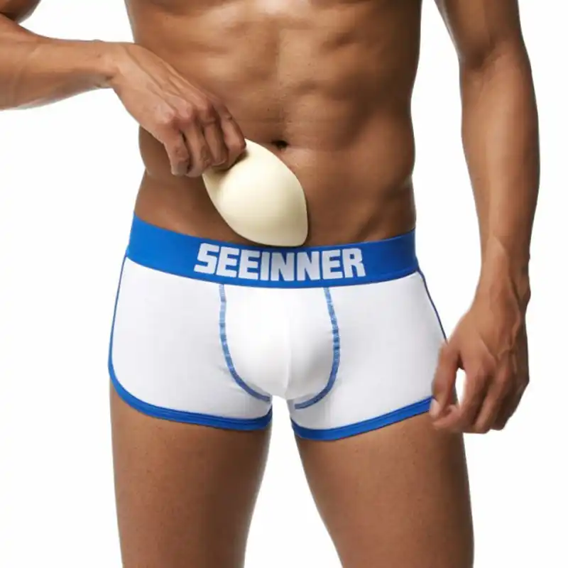 Ropa Interior Sexy Acolchada De Moda Para Hombres Nalgas Bulto Realce Boxer Hombres Push Up Cup Pengement Gay Ropa Interior Calzoncillos Calzoncillos Aliexpress
