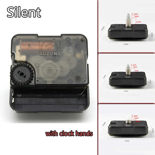 Diy Falióra Mechanizmus Japán Csendes Suzuki Kvarc Mozgás Fali Art Dekoráció Óra Motor Javító Alkatrészek Falóra Óramű