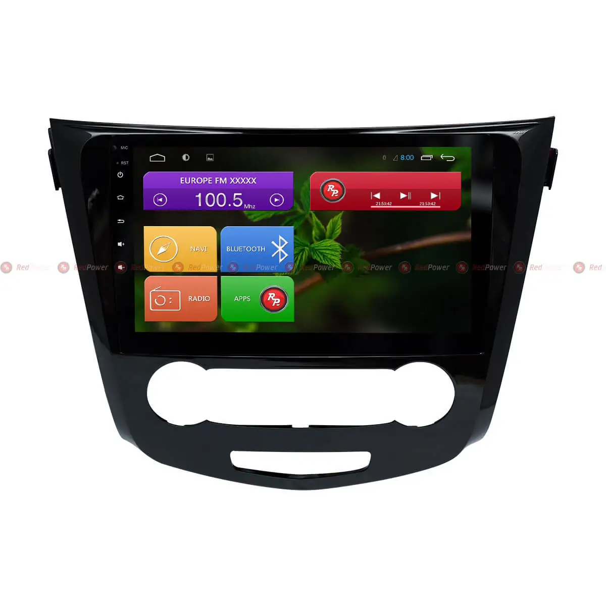 Автомагнитола для Nissan Qashqai(+) с кондиционером Redpower 31321 R IPS DSP ANDROID 7(+ Камера заднего вида в подарок