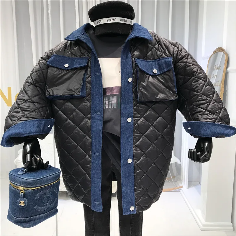 Модная новинка года; Abrigos Mujer Invierno; зимняя женская куртка; однобортный пиджак с вышивкой; женские зимние куртки и парки