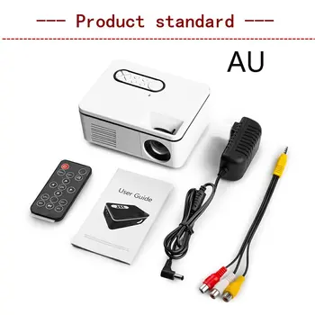 

Hd Led Portable Mini Projector Video For Home Theater Game Movie Cinema Projector 1080P Projector AU/EU/US Plug