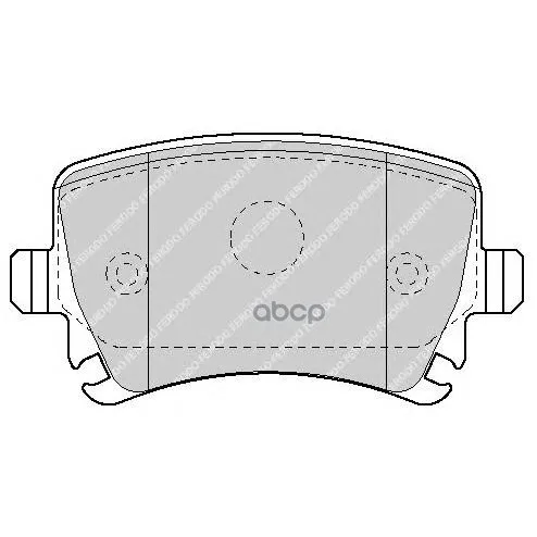 Колодки Тормозные Volkswagen Touran 03/Caddy/G5/G6 Задние Ferodo Fdb1636 Ferodo арт. FDB1636