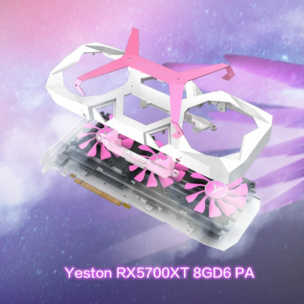 Yeston Radeon RX5700 XT GPU 8 Гб GDDR6 256bit 7 нм игровой настольный компьютер ПК видеокарты Поддержка DP/HDMI PCI-E X16 3,0