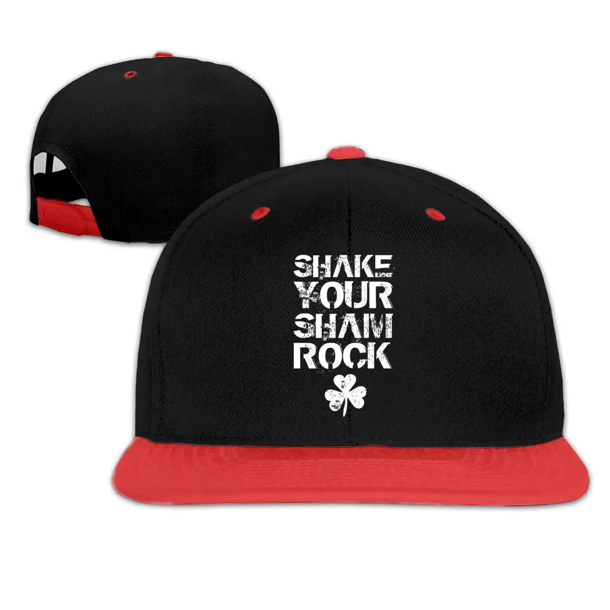 Shake Your Shamrocks регулируемая детская хип-хоп бейсболка Snapback головные уборы для мальчиков и девочек красного цвета