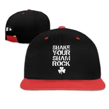 Shake Your Shamrocks регулируемая детская хип-хоп бейсболка Snapback головные уборы для мальчиков и девочек красного цвета