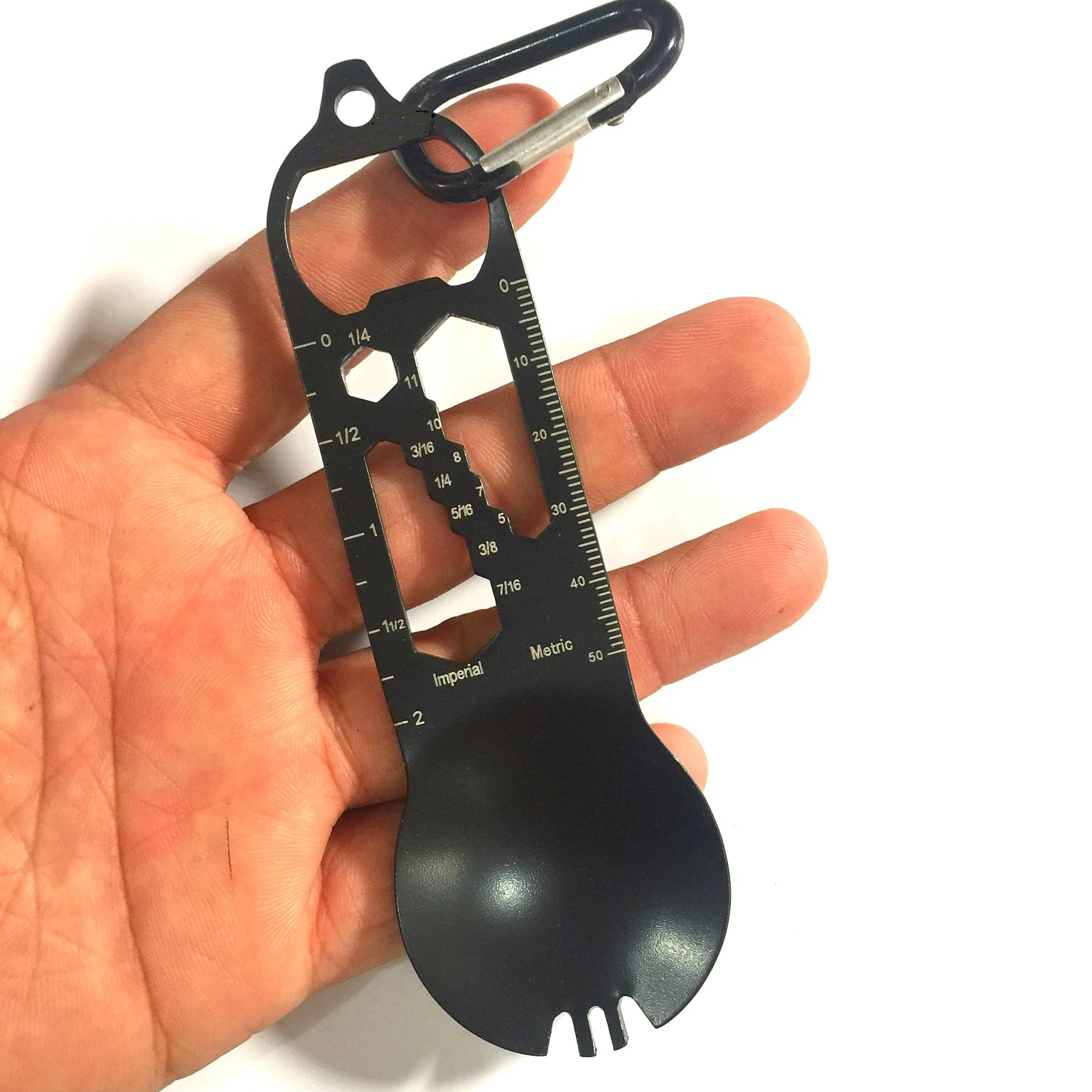 Набор из 5 шт. открытый Spork Мультитул кухонная посуда ложка Вилка открывалка для бутылок портативный инструмент Мульти-инструмент для кемпинга дорожные столовые приборы