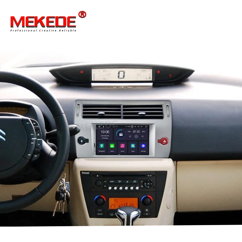 PX5 4G+ 64G1 Din Android 9,0 автомобильный dvd-плеер для Citroen C4 Quatre Triumph wifi gps Радио 2G ram сенсорный экран gps радио Wi-Fi карта