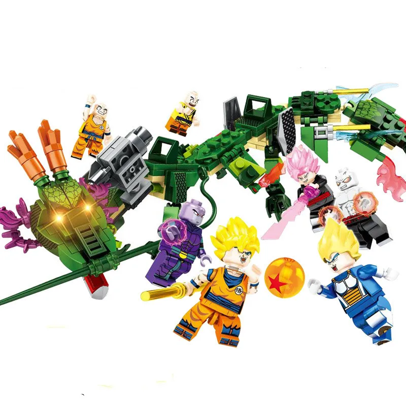 

Super Saiyan Dragon Ball 8 in 1 Dragon Legoed Model Assembling Bricks Building Blocks Kit DIY Education Christmas Gifts Toys