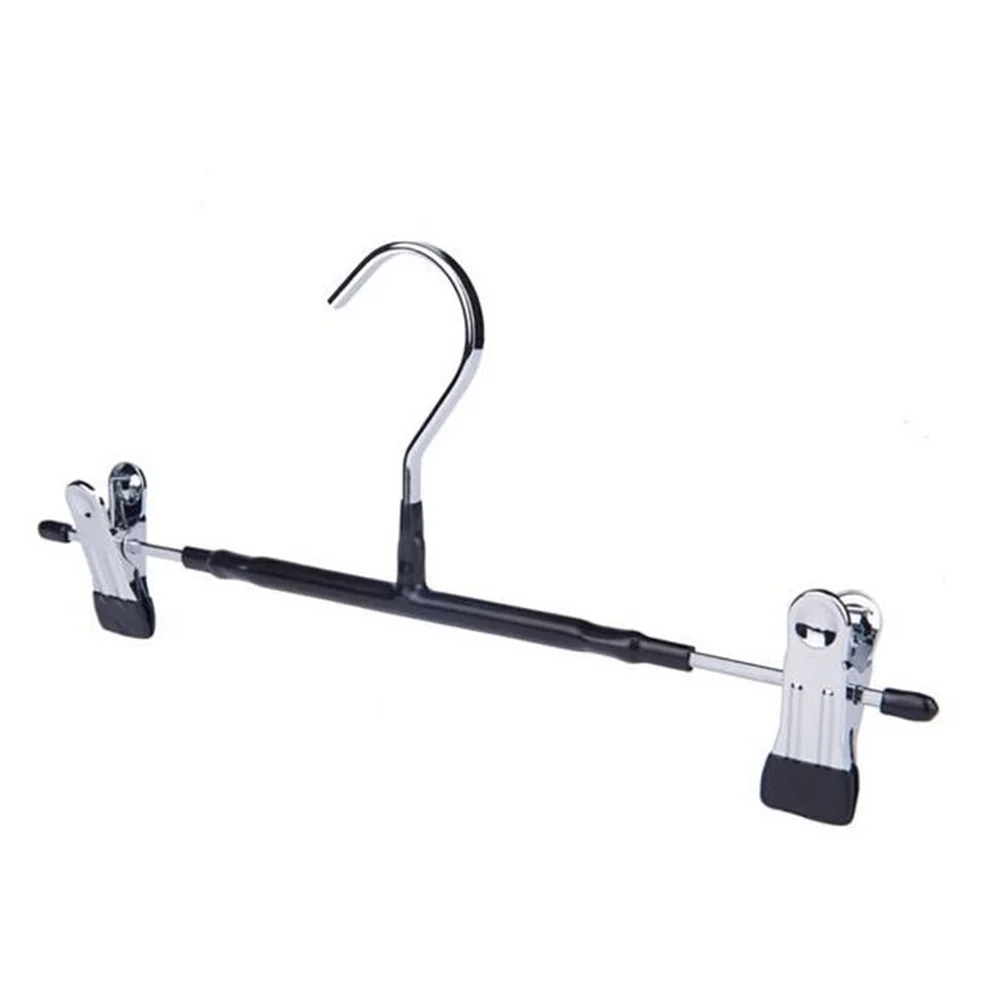 50pcs Black And White Overstriking Flat Hook Boutique Culotte Folder Frame Clothes Stand Coat Racks