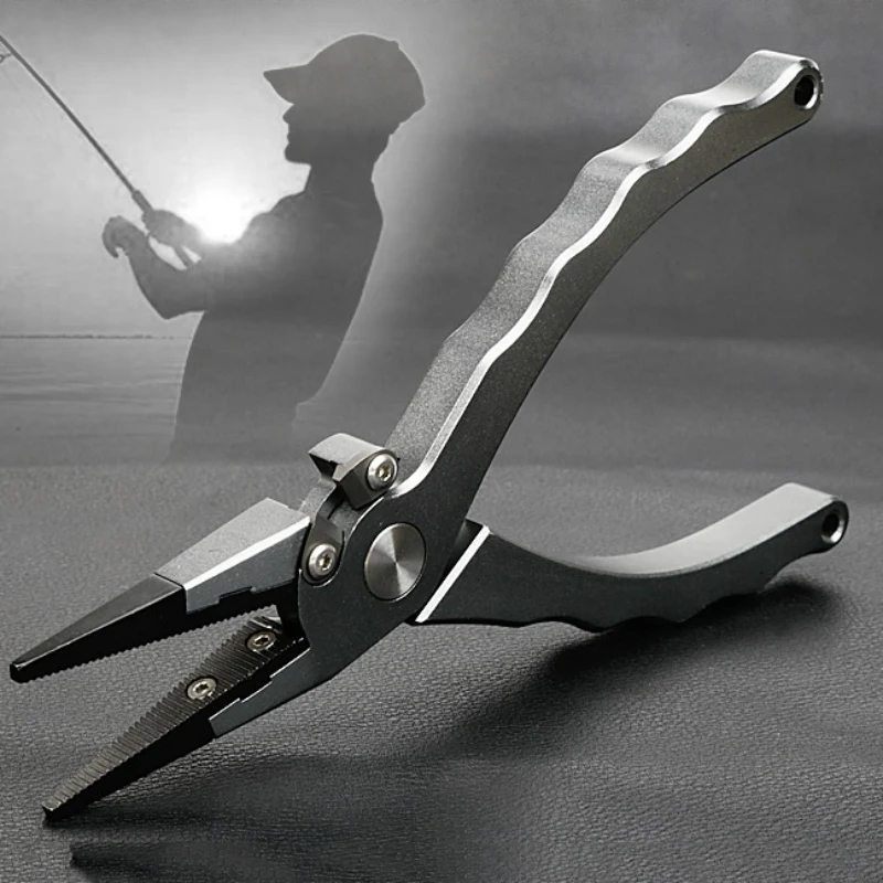 Fishing Pliers Scissors Line Cutter Braid Cutter Aluminum Hook Remover Clamp Fish Use Tongs Fishing Accessories