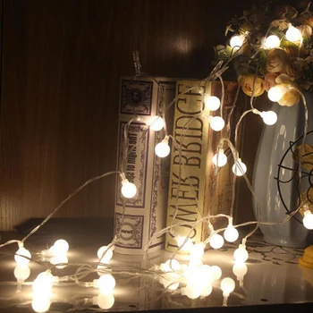 

10M100led Light String Fairy Tale Christmas LED Ball Light String Waterproof Christmas Tree Wedding Home Interior Light