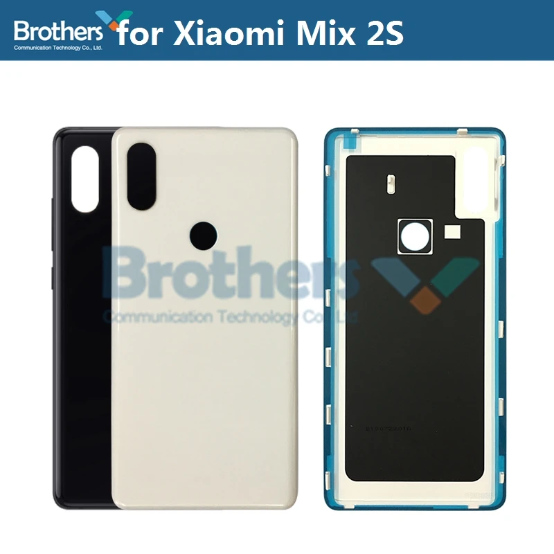 Корпус батареи для Xiaomi mi x2S mi x 2S Батарейная дверь с объективом камеры стеклянная задняя крышка задний корпус для M1803D5XA