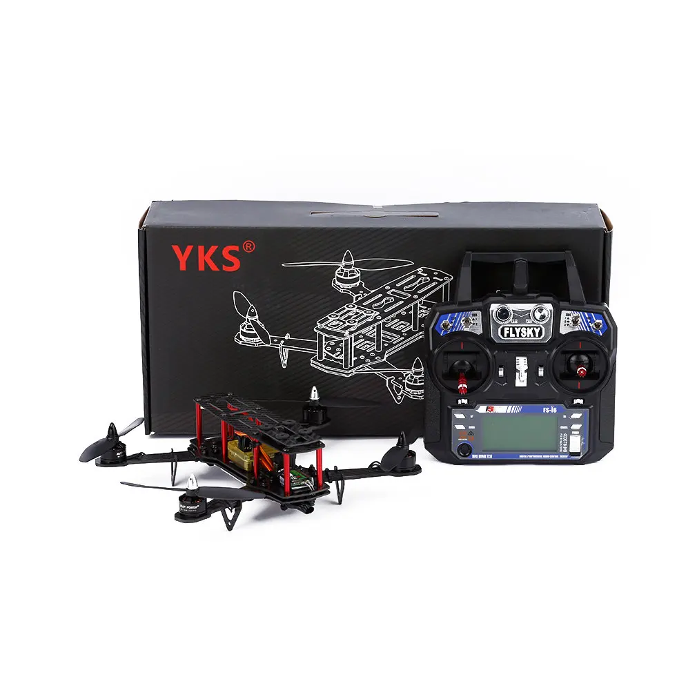 

YKS Carbon Fiber 250 Quadcopter Left Hand Throttle RTF Ready to Fly with Flight Control & 1500mAh Lipo Battery
