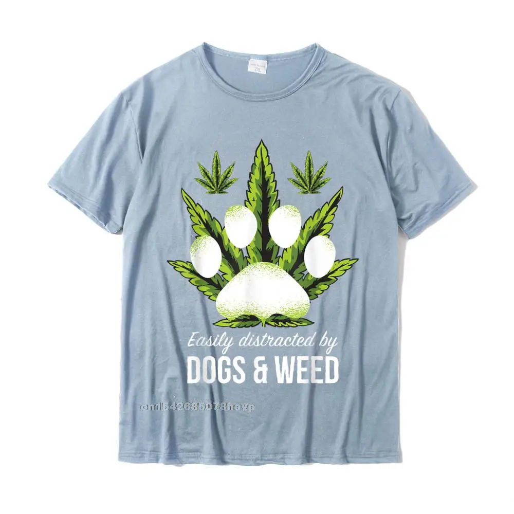Personalized T Shirts for Men Design Thanksgiving Day Tops & Tees Short Sleeve Dominant Europe T-Shirt O-Neck Cotton Easily Distracted By Dogs Weed Shirt Funny Dog Lover Gifts T-Shirt__878. navy