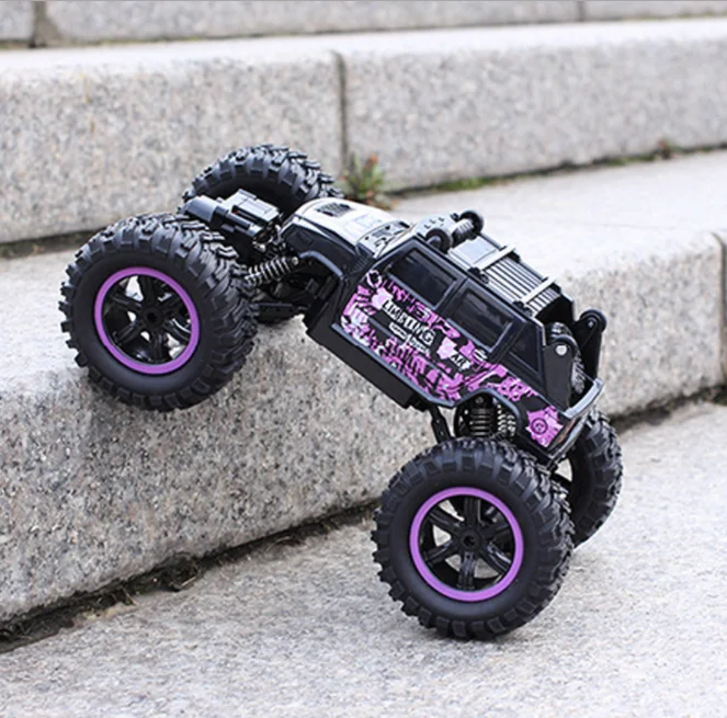 RC автомобиль Рок Гусеничный 1:14 2,4 ГГц 4WD внедорожный альпинистский водонепроницаемый пульт дистанционного управления автомобиль электронная детская Радиоуправляемая машинка