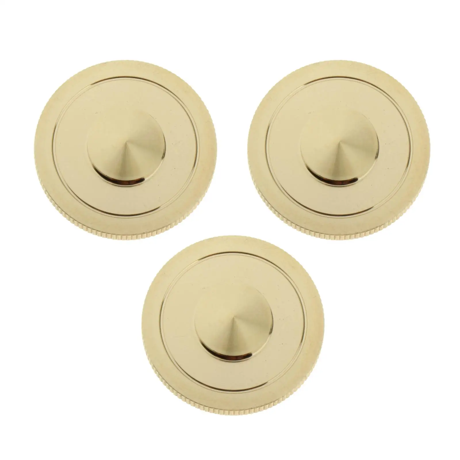 4pcs Golden Key Button Inlays for Tenor/ Alto/ Soprano Sax Saxophone Accs