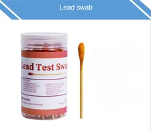 

Detection of lead content in tableware coatings and cosmetics in household laboratories, and detection of lead swab