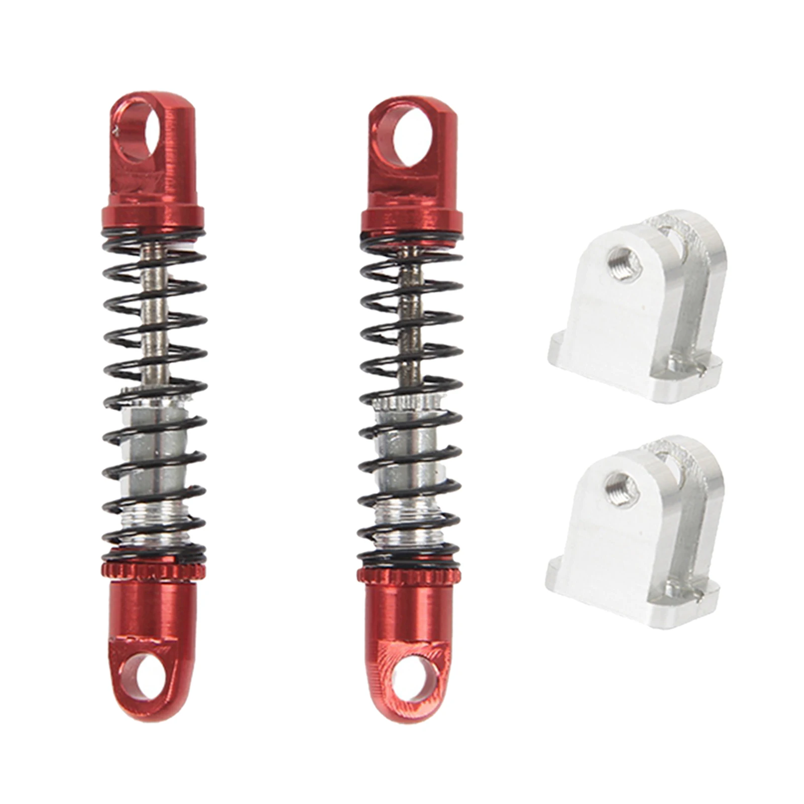 2 Packs Front Shock Absorber Damper Spring & Fixed Seat for WPL D12 RC Parts