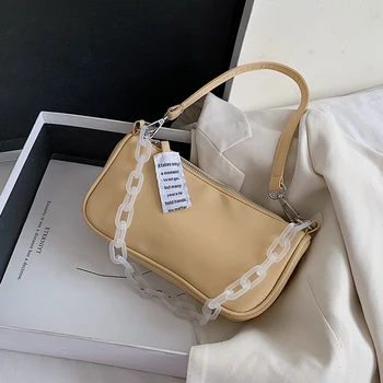 

Armpit Bag Ladies Underarm Shoulder Bag Korean Fashion Casual 2020 New Solid Color Simple Waterproof Soft Women's Crossbody Bag