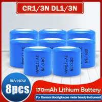 8PCS/Lot 3V Lithium Battery CR1/3N CR13N M6 M7 DL-1/3N CR13N 2L76 1