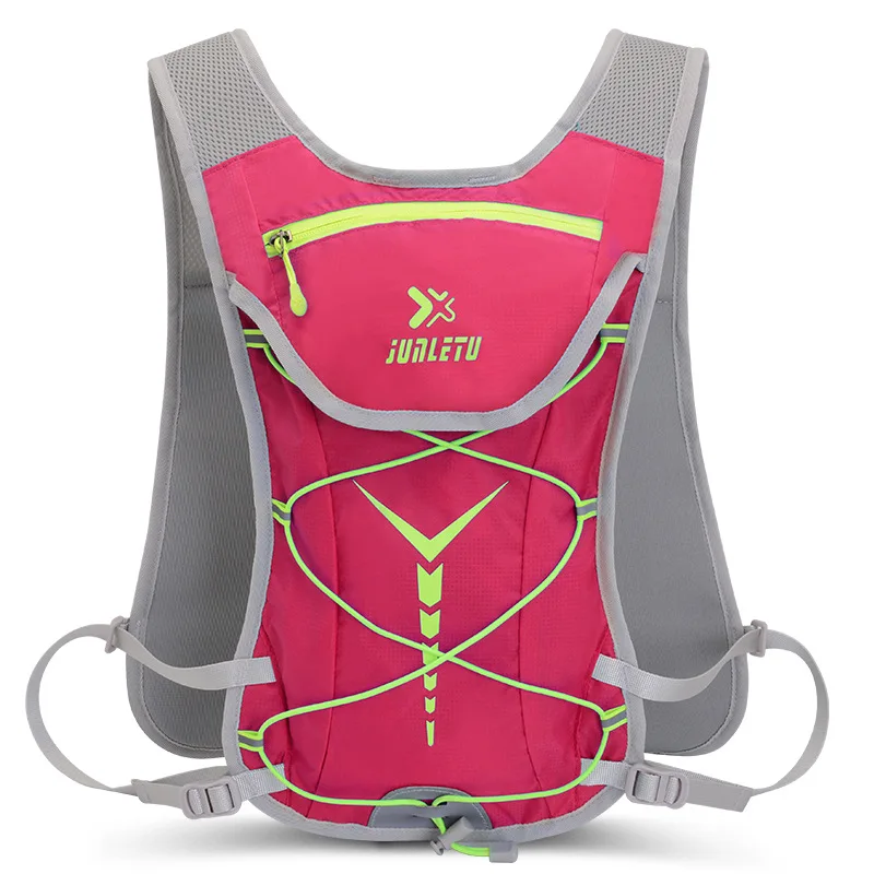 Rose red Спортивная сумка для воды на открытом воздухе, рюкзак для бега велосипеда, сумка для велоспорта, мужская спортивная сумка для бега, светильник для гидратации - Цвет: Rose red