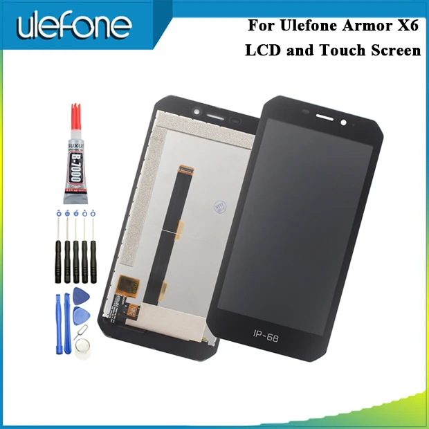 Ulefone Armor X6 LCD and Touch Screen Digitizer Assembly Replacement For Phone 5"+Tools And Adhesive | Мобильные телефоны и