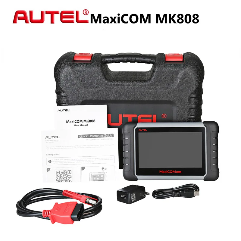 Autel OBD maxicom MK808 OBD2 Инструмент диагностики лучше, чем EU908 Сканер с 1 год бесплатное обновление