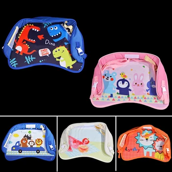 

Car Baby Seat Table Portable Multifunctional Cartoon Baby Child Kid Car Safety Seat Chair Tray Toy Food Drink Cellphone Holder