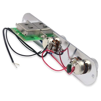 

Guitar Control Pad 3 Way Wired Loaded Prewired Control Plate Harness Switch Knobs For Guitar Parts