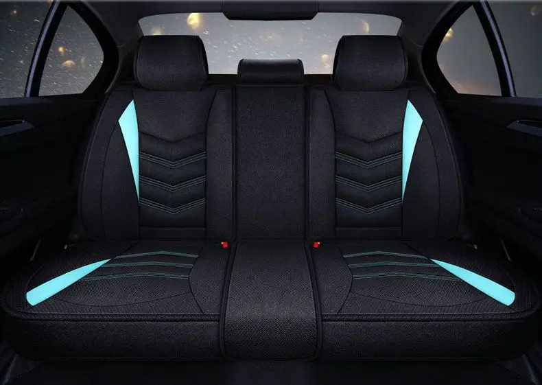 Высокое Качество Лен+ кожаный чехол автокресла для Chevrolet Aveo Sonic зубная щётка Lova T250 T300(Передний+ задний) 5-сиденье Подушка для сидения