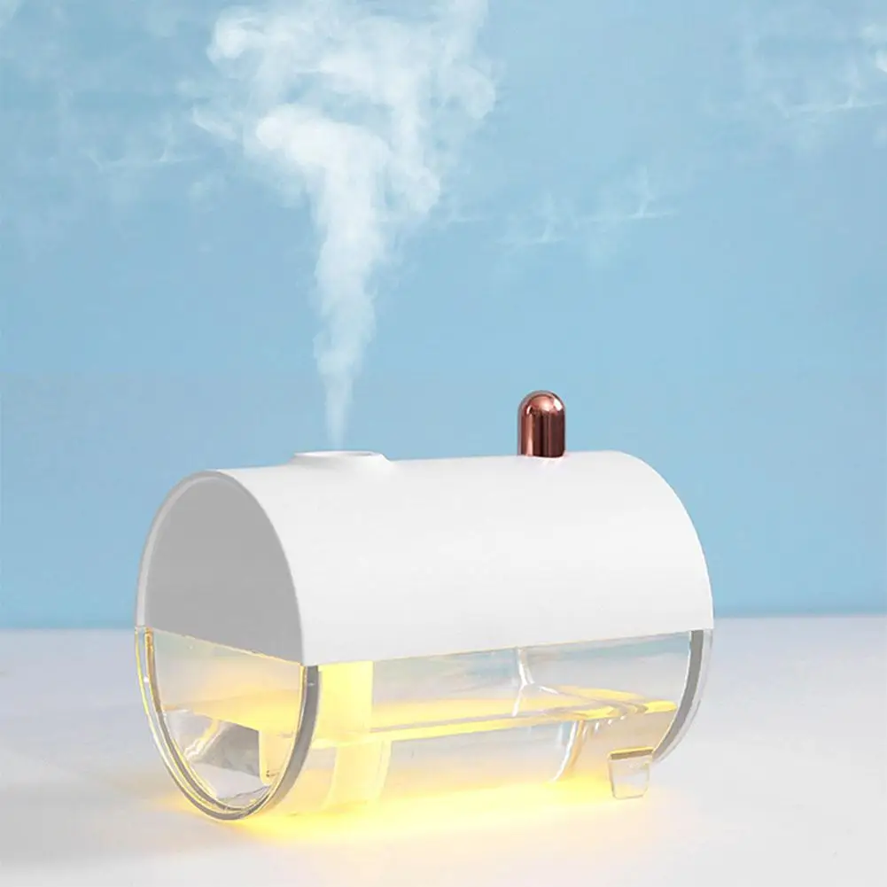 Adoolla USB мини ароматерапия в форме лодки увлажнитель теплый свет увлажнитель с таймером для дома