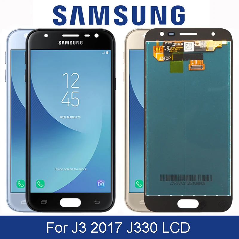 Оригинальный ЖК дисплей 5 0 дюйма для SAMSUNG Galaxy J3 2017 J330 J330F без битых пикселей