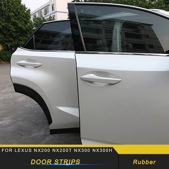 

For LEXUS NX200 NX200t NX300 NX300h RX Car Door Anti-collision Sealing Strip Adhesive Rubber Seal Insulation Edge Trim