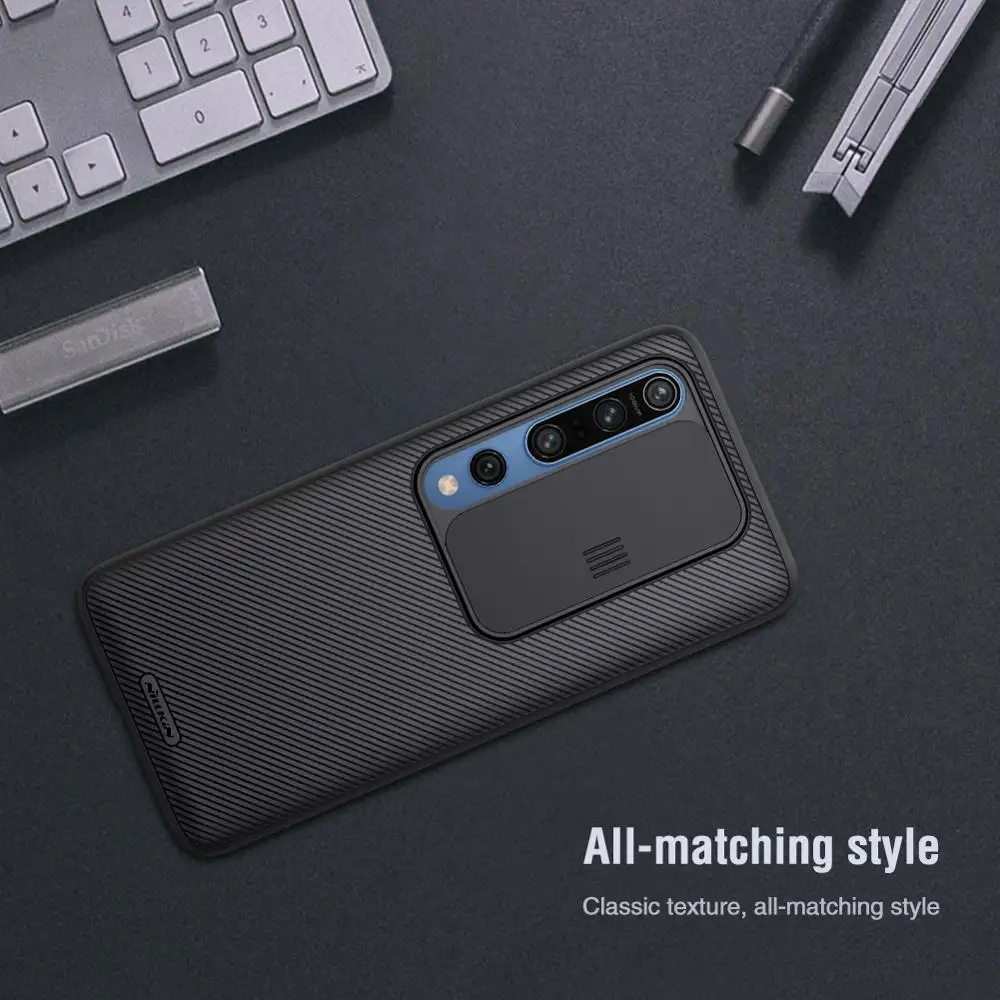 Для Xiaomi Poco X3 NFC Redmi Note 9S 9 Pro Max чехол Nillkin CamShield слайд камера крышка для Mi 10T Lite 10 5G