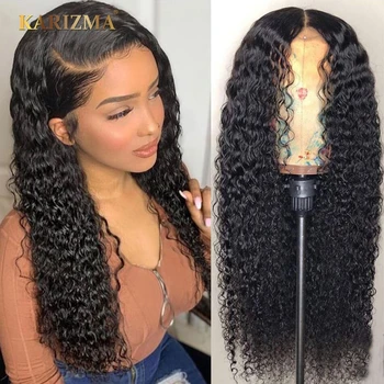 

Lace Frontal Human Hair Wigs For Black Women Jerry Curly Lace Closure Wigs Mongolian Afro Short Kinky Curly 4X4 Lace Closure Wig