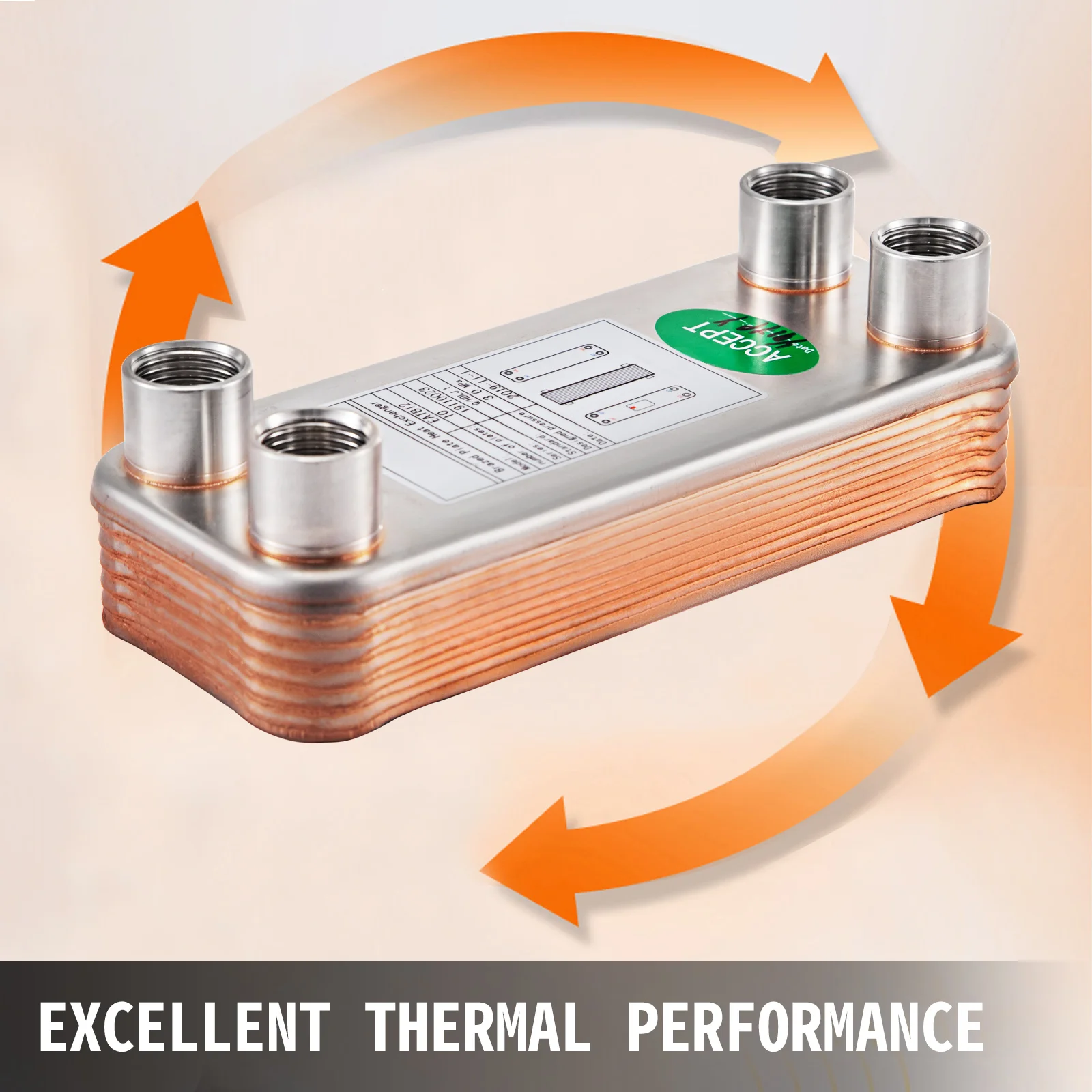 Рисунок 3 - VEVOR 30 40 60 пластин теплообменник