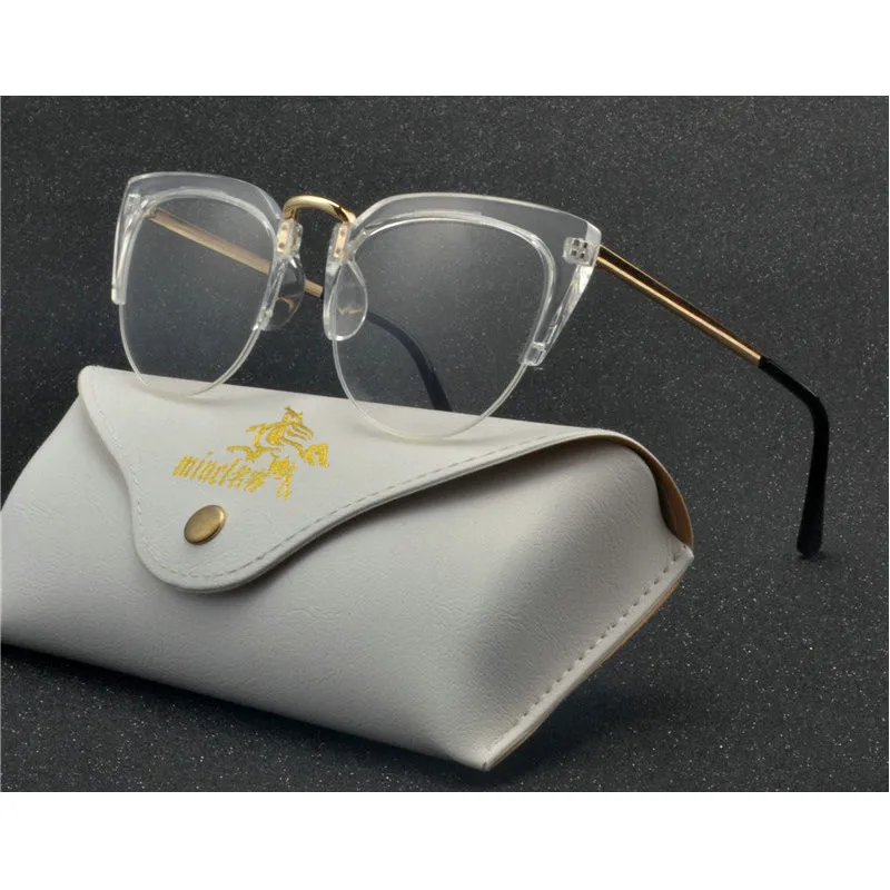 Анти синий луч света блокирующие очки для мужчин и женщин очки для чтения Goggle компьютерное чтение рецепт с коробкой FML - Цвет оправы: clear