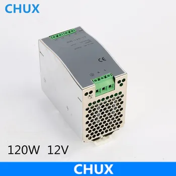 

CHUX LED Power Supply 12v 10a 120w Single Output For Led Light DR120W-12V DIN Rail Switching Power Supply