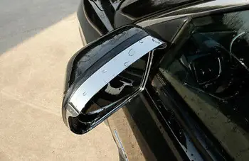 

2* Chrome Side Door Mirror Eyebrow Cover Trim For Jeep Compass 2nd Gen 2017-2019